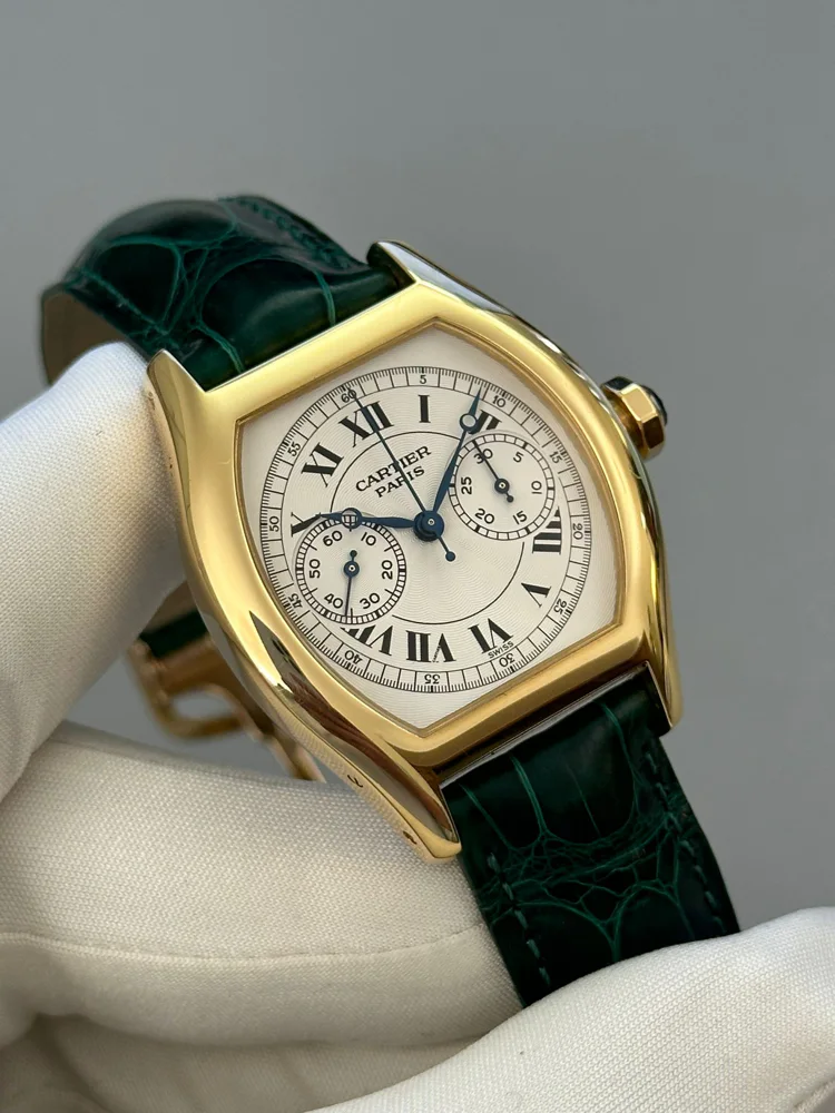 Cartier Tortue Monopusher Chronograph CPCP